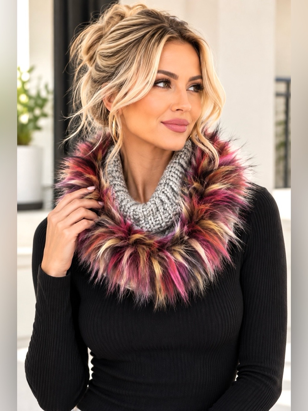 FUR INFINITY SCARF